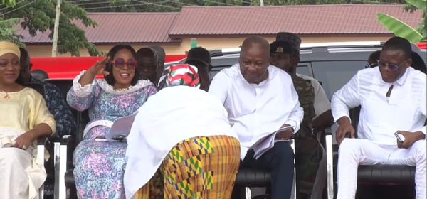 President Mahama says he gave Dodowa dancer GH₵500, not doll...