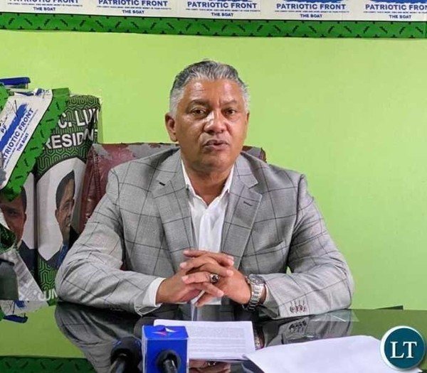 PF SAYS UPND’S CHOICE OF CANDIDATE IN LUMEZI GIVES OPPOSITION ALLIANCE CHANCE TO WIN