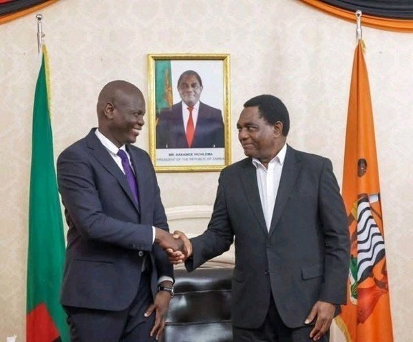 President  Hichilema meets South African Minister, Pleads with SA Govt to help Repatriate Remains of Edgar  Lungu