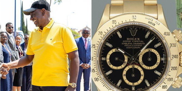 Details of Ruto's Rolex Watch Worth Over Ksh4 Million