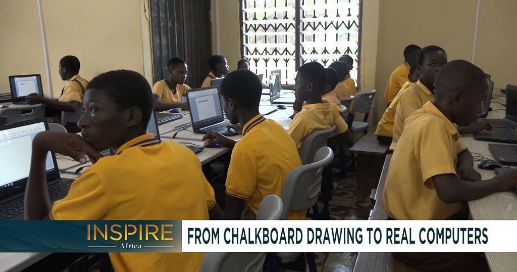 From chalkboard drawing of Ms Word to real computers