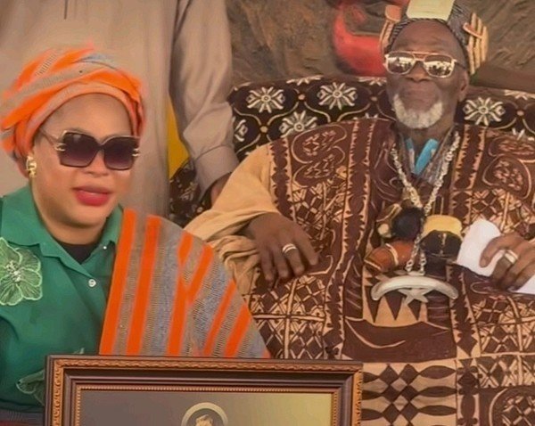 Hajia Adiza Ibrahim honored by Yaa Naa for exemplary service...