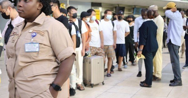 PHOTOS: EFCC, NIS, NCoS complete deportation of 192 foreign cybercrime convicts