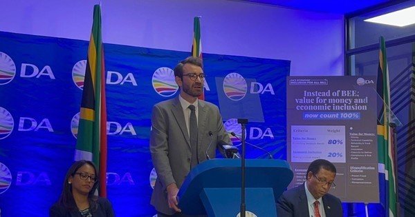 DA proposes replacing B-BBEE with new procurement bill focused on value and inclusion