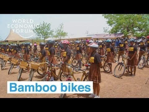 A company from Ghana is making bikes out of bamboo
