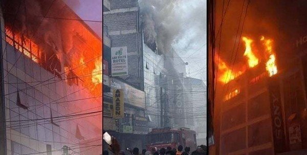 Fire Breaks Out in Nairobi CBD Building