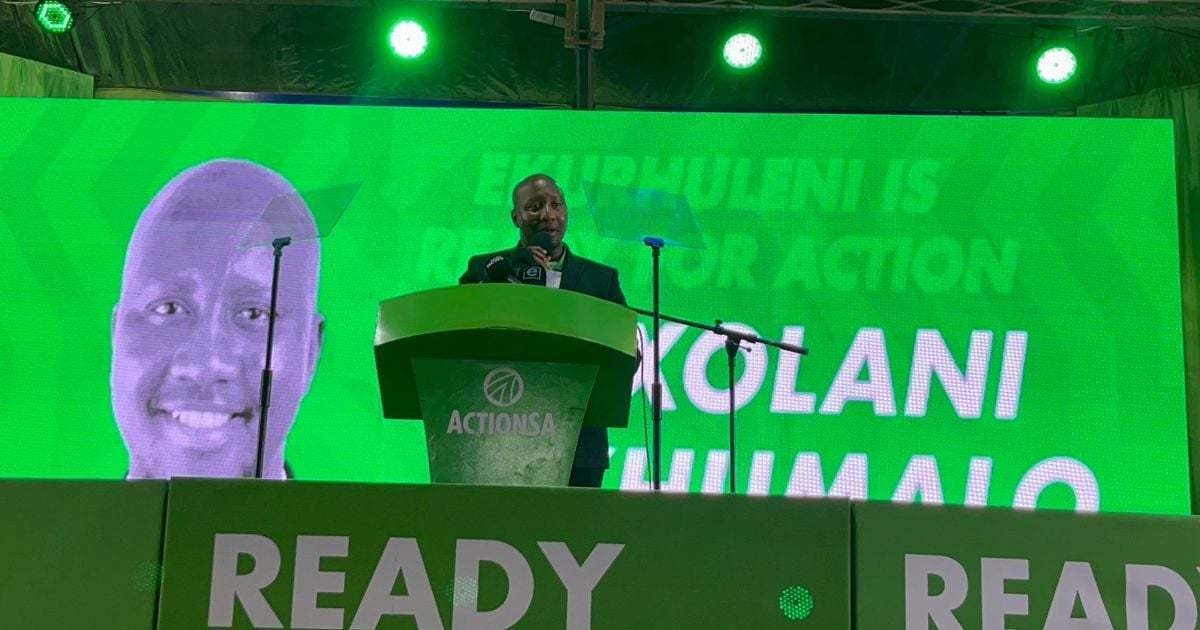 ActionSA says Xolani Khumalo won’t be joining Ekurhuleni mayoral committee