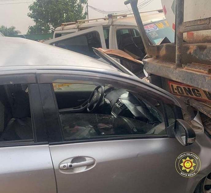 One Dead, four injured in car crash after petrol tanker fail...