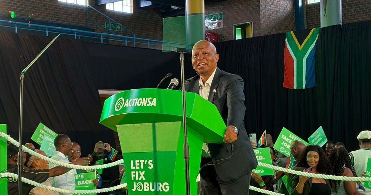 Herman Mashaba announced as ActionSA’s mayoral candidate for Joburg