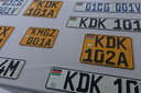 Why Your Car Has a White Front Plate and Yellow Rear Plate