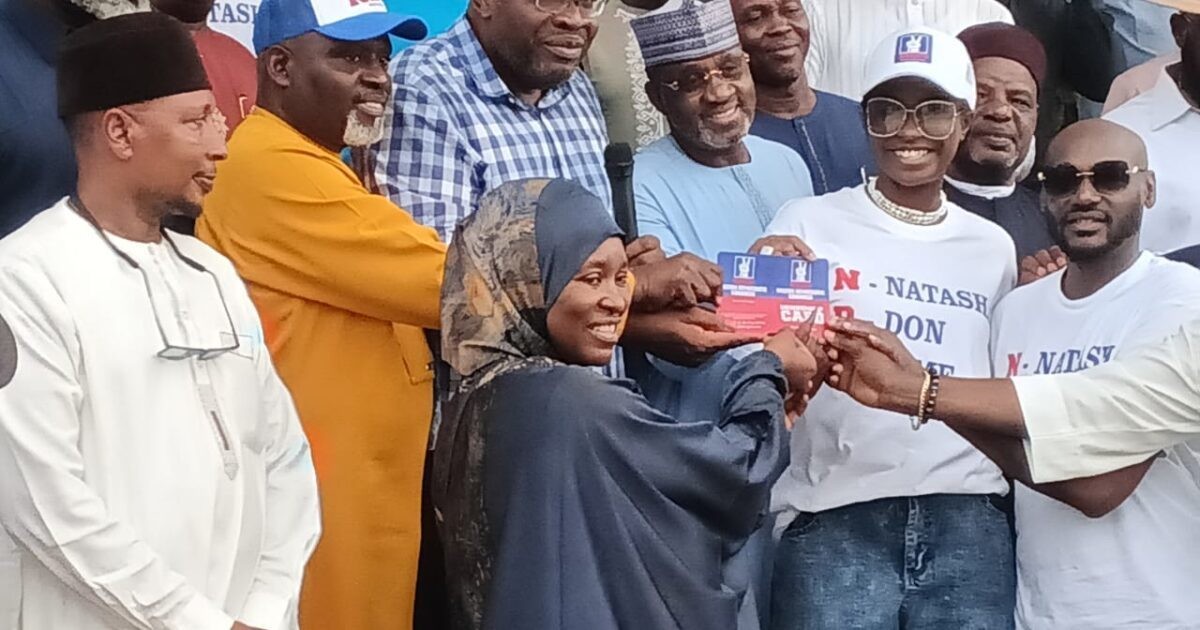 VIDEO: 2face's wife Natasha, Edo PDP lawmakers defect to NDC