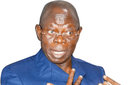 Oshiomhole avoids Senate President talks, says focus is re-election.