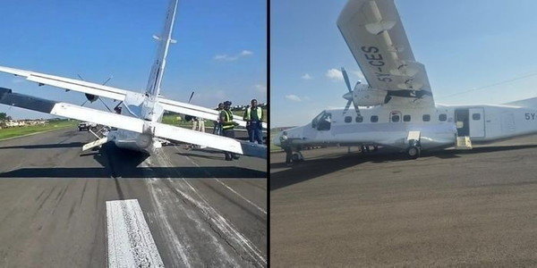 Plane Crashes at Wilson Airport