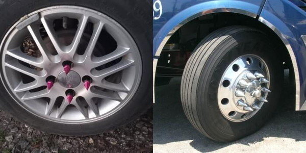 Why Some Car Wheels Have Sharp Spikes