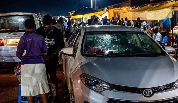 Aflao border plunged into darkness, exposing travellers to a...