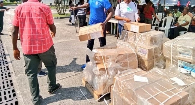 PHOTOS: Preparations Intensify Ahead Of Ekiti Governorship Election