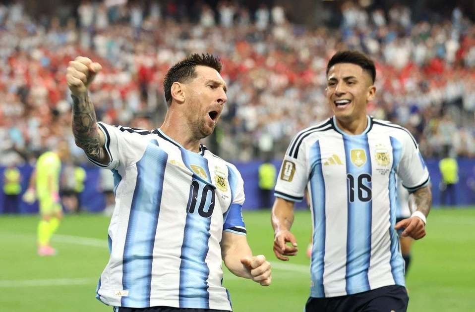 Lionel Messi breaks World Cup goals record as Argentina beat Austria. 