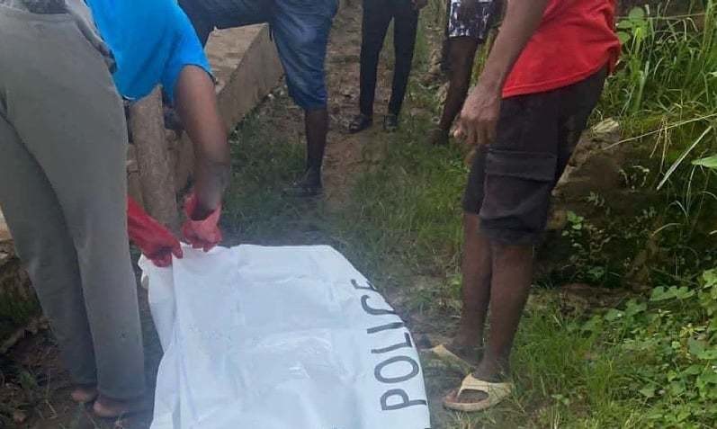 GNFS recovers body from flooded drain channel at Kpando