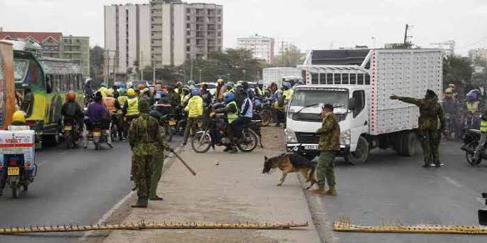 Police Address Road Blockage Towards CBD Amid Outrage