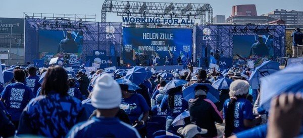 DA launches local election manifesto at Joburg's Mary Fitzgerald Square