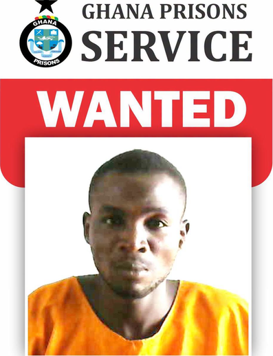 Inmate Peter Kyeremeh escapes from prison