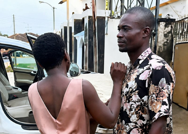 Husband and wife allegedly caught stealing car, forced to da...