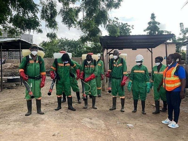 Zoomlion disinfects public spaces across Upper East