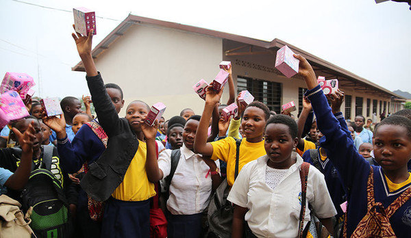 Rwanda:500 school girls receive sanitary pads from #FreeThePeriod drive
