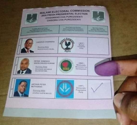 Malawi exit poll show Mutharika may win presidential re-vote narrowly