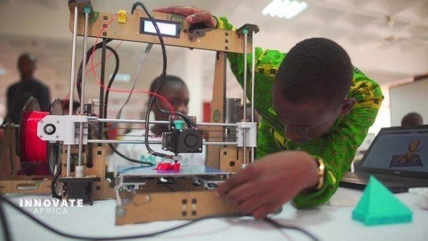 Teaching kids robotics in Ghana