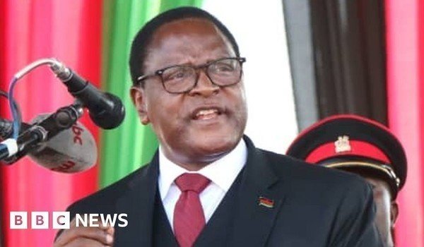 Lazarus Chakwera sworn in as Malawi president after historic win