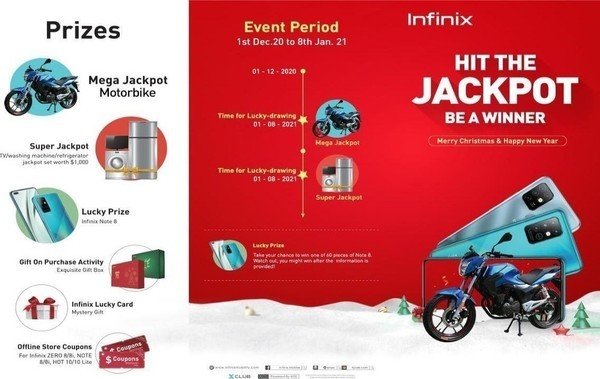 Hit the Infinix Global Jackpot, be a winner