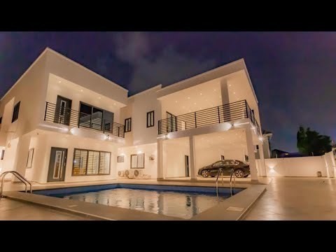 Inside 6bedroom house for sale in Accra Ghana, Botwe school junction