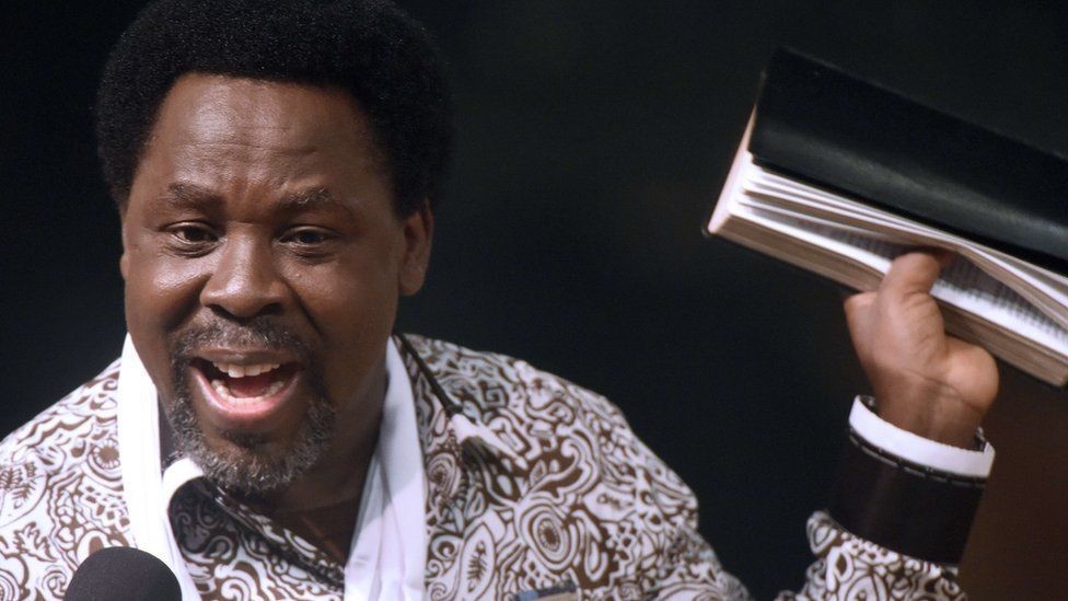 Nigerian televangelist Prophet TB Joshua dies aged 57