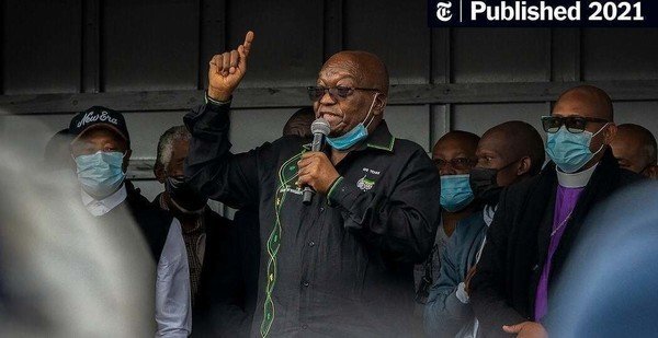 Jacob Zuma, Former South African President, Is Arrested