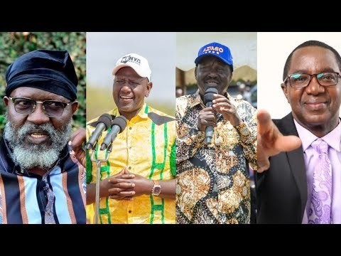 The Four Horse Race: Four candidates set to contest for the Kenyan presidential seat in the August polls