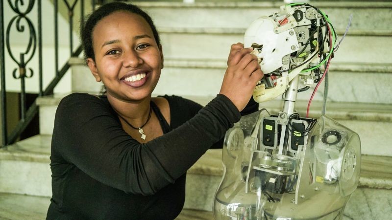 Meet the 19-year-old tech genius coding at Ethiopia's first AI lab