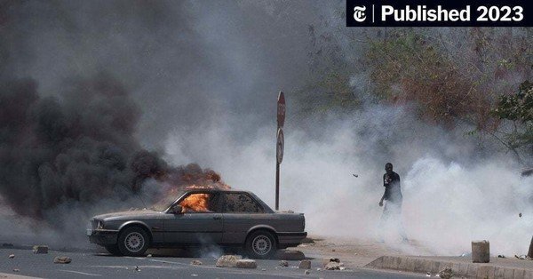 Protests Erupt in Senegal After Opposition Leader Is Sentenced to Prison