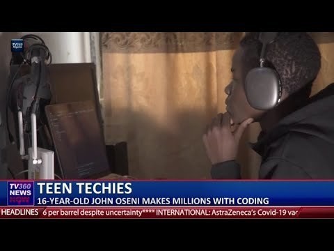 16 year old John Oseni makes career in tech