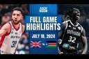Great Britain vs. South Sudan - Full Game Highlights - July18, 2024