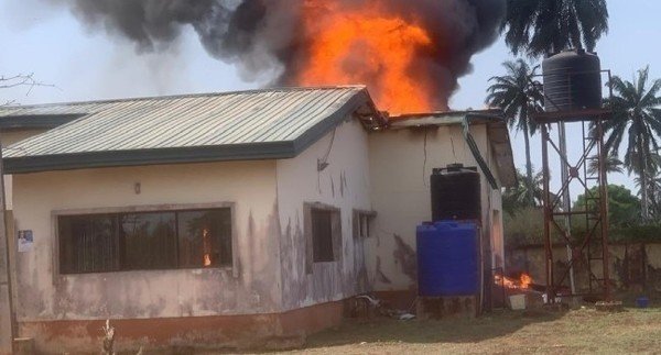 Fire Guts INEC Office In Delta, Destroys Ballot Boxes, Others