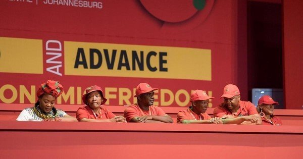 Economic Freedom Fighters present duly elected top six leaders