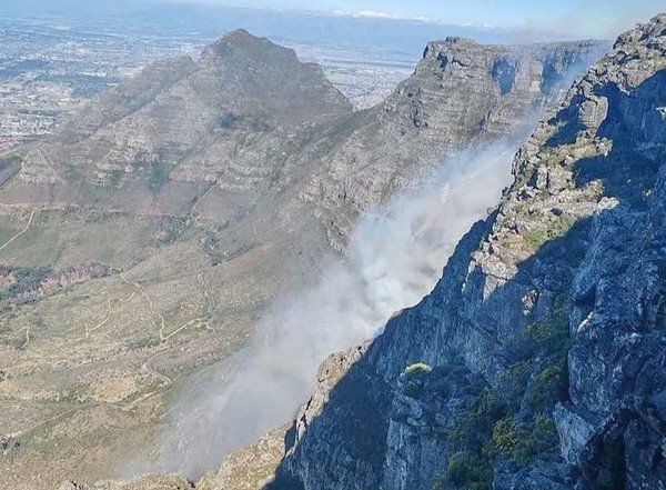 Table Mountain fire contained, one person arrested for arson