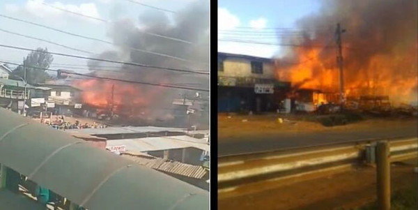 Fire Breaks Out in Kikuyu