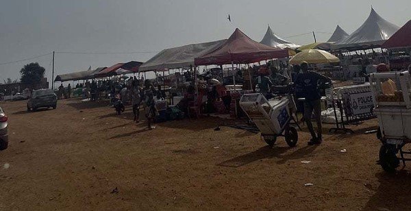 Traders prepare ahead of inauguration President-elect Mahama...