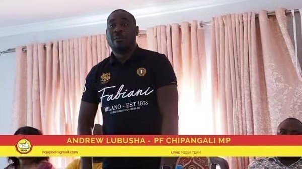 I AM NOT ASHAMED OF SUPPORTING DEVELOPMENT-  Chipangali PF MP Andrew Lubusha