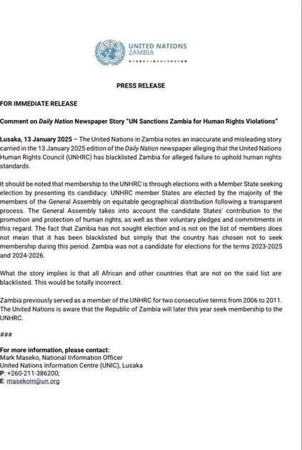 CHEAP PROPAGANDA HURTS THE NATION: STOP IT ! – Hon. Sunday  Chanda