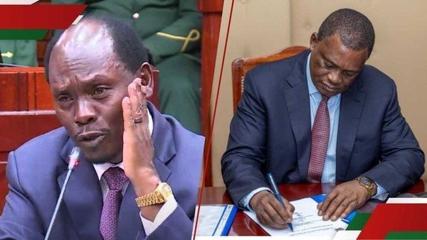 William Kabogo slams Justin Muturi for publicly criticising government: 