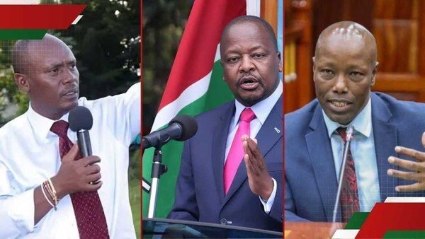 Mutahi Kagwe, Kabogo and Lee Kinyanjui sworn in as CSs after being appointed by...