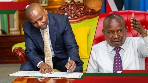 UDA's new leadership structure amid reports of Kindiki's removal as deputy party...